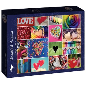 Bluebird: Collage - Love in Color (1000) legpuzzel