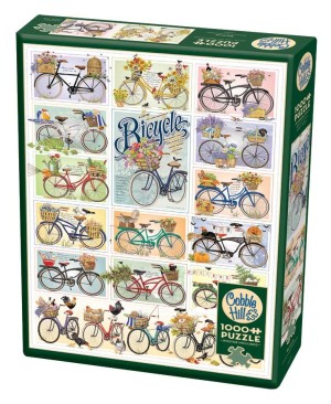 Cobble Hill: Bicyles (1000) verticale puzzel