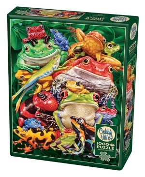 Cobble Hill: Frog Business (1000) verticale puzzel