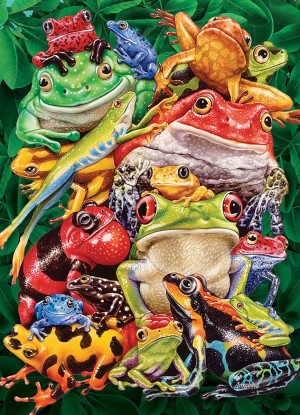 Cobble Hill: Frog Business (1000) verticale puzzel