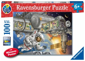 Ravensburger: Op het ruimtestation (100XXL) legpuzzel