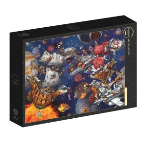 Grafika: Francois Ruyer - Space Battle (1000) legpuzzel