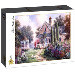 Grafika: Dennis Lewan - Elmira's Cottage (1000) legpuzzel