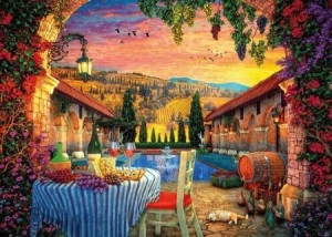 Gibsons: Tuscany Sunset (1000) legpuzzel