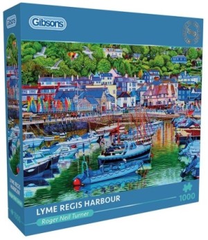 Gibsons: Lyme Regis Harbour (1000) legpuzzel