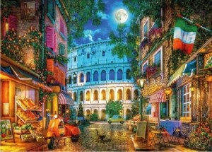 Gibsons: The Colosseum by Moonlight (1000) legpuzzel