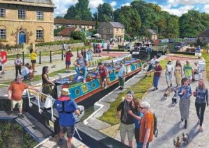 Gibsons: Wiltshire Waterways (1000) legpuzzel