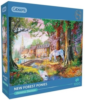 Gibsons: New Forest Ponies (1000) legpuzzel