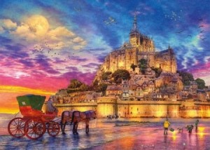 Gibsons: Mont Saint-Michel (1000) legpuzzel