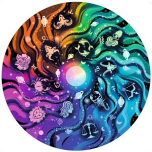 Ravensburger: Circle of Colors - Astrology (500) ronde puzzel