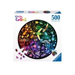 Ravensburger: Circle of Colors - Insects (500) ronde puzzel