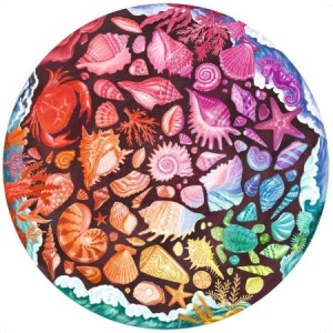 Ravensburger: Circle of Colors - Seashells (500) ronde puzzel