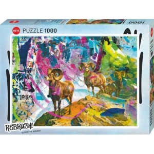 Heye: Rebrush - Big Horns (1000) legpuzzel