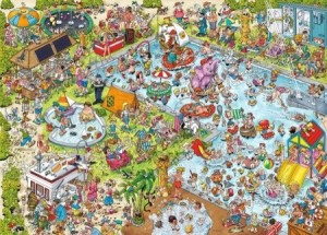 Ravensburger: Holiday Resort 3 The Pool (1000) legpuzzel