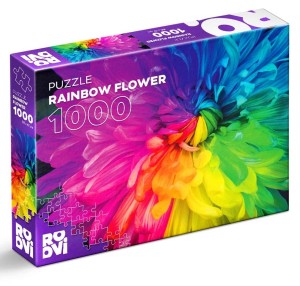 Roovi: Rainbow Flower (1000) bloemenpuzzel