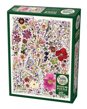 Cobble Hill: Flower Press Spring (1000) verticale puzzel