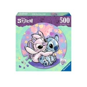 Ravensburger: Disney Stitch Round (500) ronde puzzel