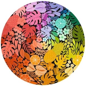 Ravensburger: Circle of Colors - Tropical (500) ronde puzzel