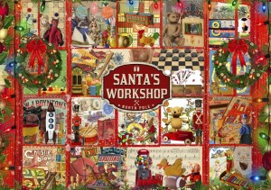 Bluebird: Santa's Workshop North Pole (2000) kerstpuzzel