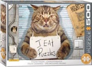 Eurographics: Feline Felon (500XL) legpuzzel