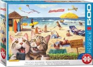 Eurographics: No Cats Allowed (500XL) kattenpuzzel