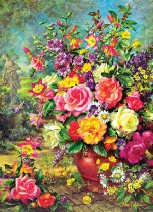 Eurographics: Flower Bouquet (1000) verticale puzzel