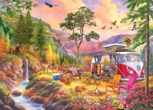 Eurographics: VW Bus Camper's Paradise (1000) legpuzzel