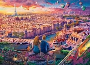 Eurographics: Paris Rooftop (1000) legpuzzel