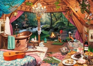 Ravensburger: Cozy Glamping (500XL) legpuzzel