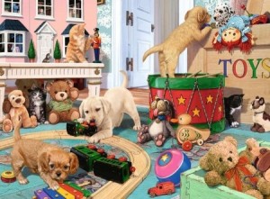 Ravensburger: Spelende Puppy's (150XXL) legpuzzel