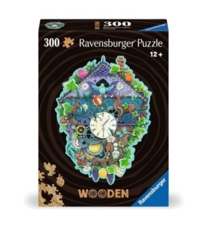 Ravensburger: Wooden Puzzle - Cuckoo Clock (300) houten puzzel