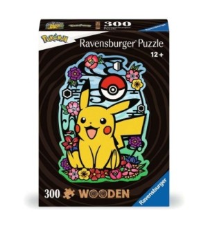 Ravensburger: Wooden Puzzle - Pikachu (300) houten puzzel
