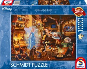 Schmidt: Thomas Kinkade Disney Geppetto's Pinocchio (1000) disneypuzzel