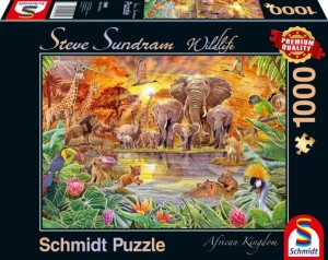 Schmidt: Steve Sundram - African Wildlife (1000) legpuzzel