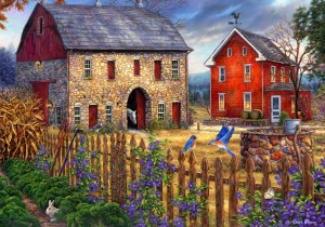 Grafika: Chuck Pinson - The Bluebirds Song (1000) legpuzzel