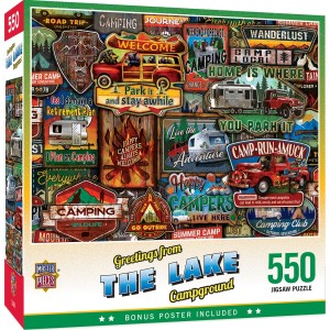 Master Pieces: The Lake Campground (550) legpuzzel