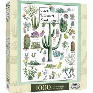 Master Pieces: Cacti of the Desert Southwest (1000) verticale puzzel