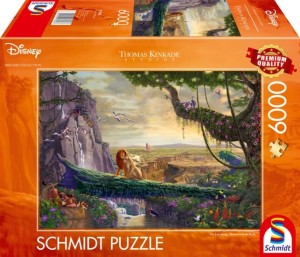Schmidt: Thomas Kinkade Disney The Lion King Return to Pride Rock (6000) disneypuzzel