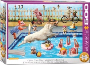 Eurographics: Crazy Pool Day (500XL) legpuzzel