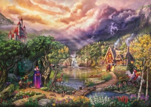 Schmidt: Thomas Kinkade Disney Snow White and the Queen (1000) legpuzzel