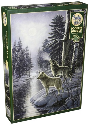 Cobble Hill: Wolves by Moonlight (1000) verticale puzzel