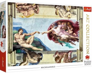 Trefl: The Creation of Adam, Michelangelo (1000) kunstpuzzel