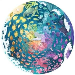 Ravensburger: Circle of Colors - Ocean (500) ronde puzzel