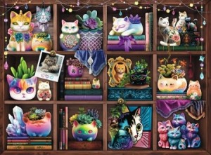 Ravensburger: Cubby Cats and Succulents (500) kattenpuzzel