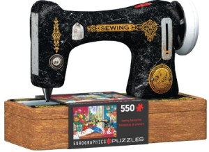 Eurographics: Sewing Memories (550) puzzel in tinnen blik