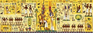 Art by Bluebird: Egyptian Hieroglyph (1000) panoramapuzzel