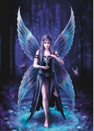 Bluebird: Enchantment - Anne Stokes (1000) verticale puzzel