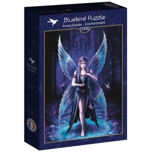 Bluebird: Enchantment - Anne Stokes (1000) verticale puzzel