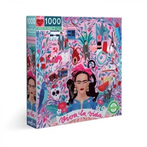 Eeboo: Viva La Vida (1000) vierkante puzzel