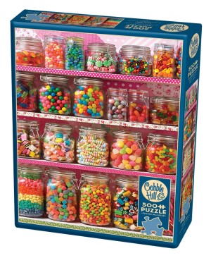 Cobble Hill: Candy Shelf (500XL) verticale puzzel